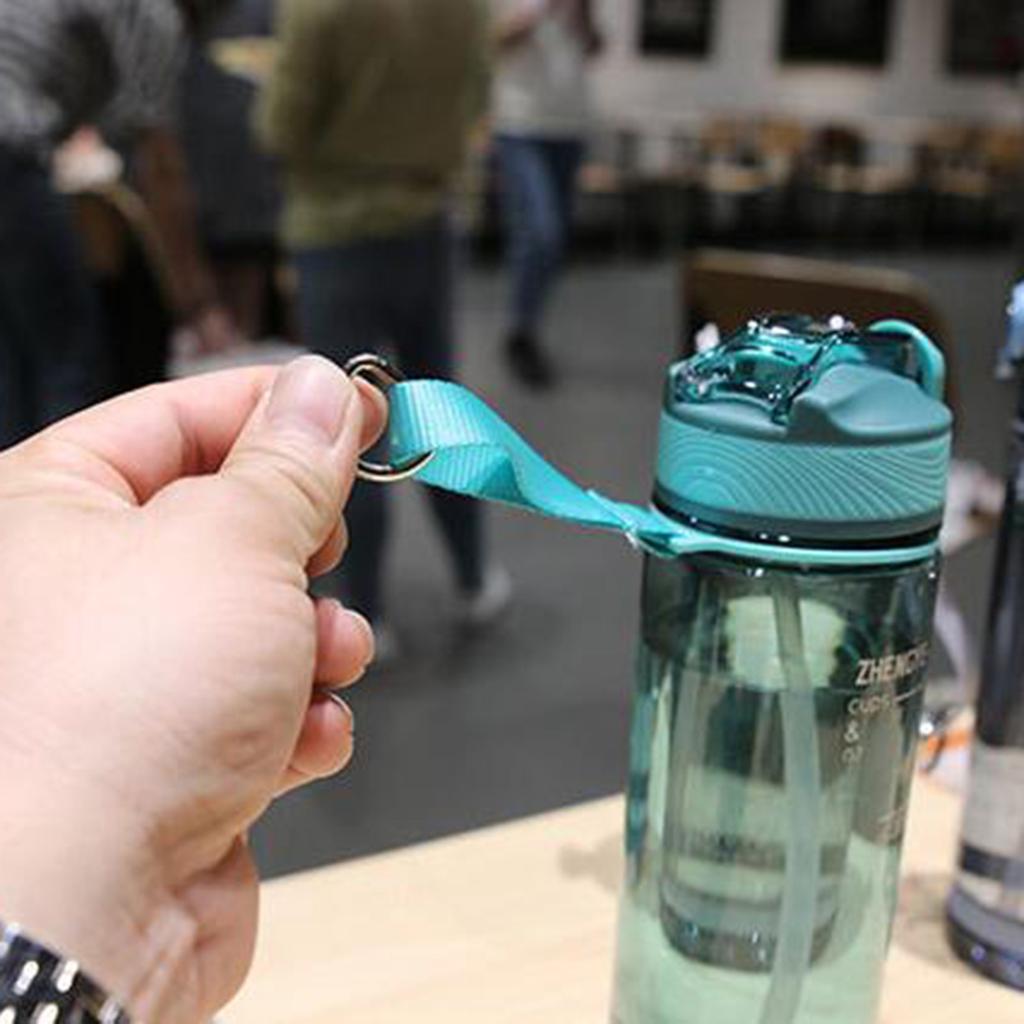 Straw Cup Large Capacity Premium with Lid Durable Sealing Drinking Straw Water Bottle for Travel