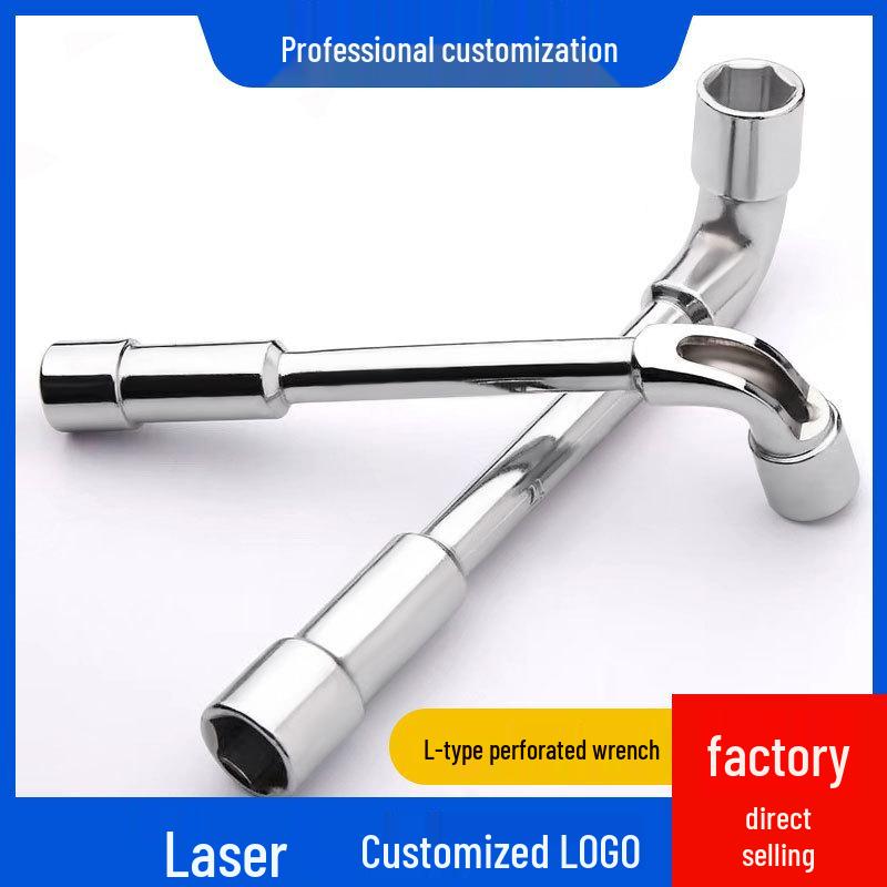 Торцевой ключ L-образной формы из хром-ванадиевой стали на заказ: Зеркальная полировка, инструмент для гибки труб 6-19 мм.