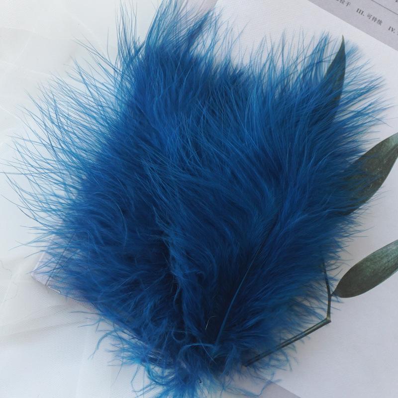 Macaron Feathers Colored Turkey Full Velvet, Dream Catcher Hair Accessories Diy Handmade Material Bouquet Stage Wedding Decoration