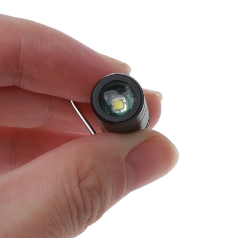 1PC Protable Super Tiny Mini Small Keychain Flashlight Smallest Bright Long Lifetime Waterproof Key Ring Light Torch Outdoor
