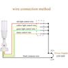LED Industrial Warning Light 3 Colors Steady Light 180 Folding Light with Buzzer Alarm for CNC Machines 100db (DC 24V)