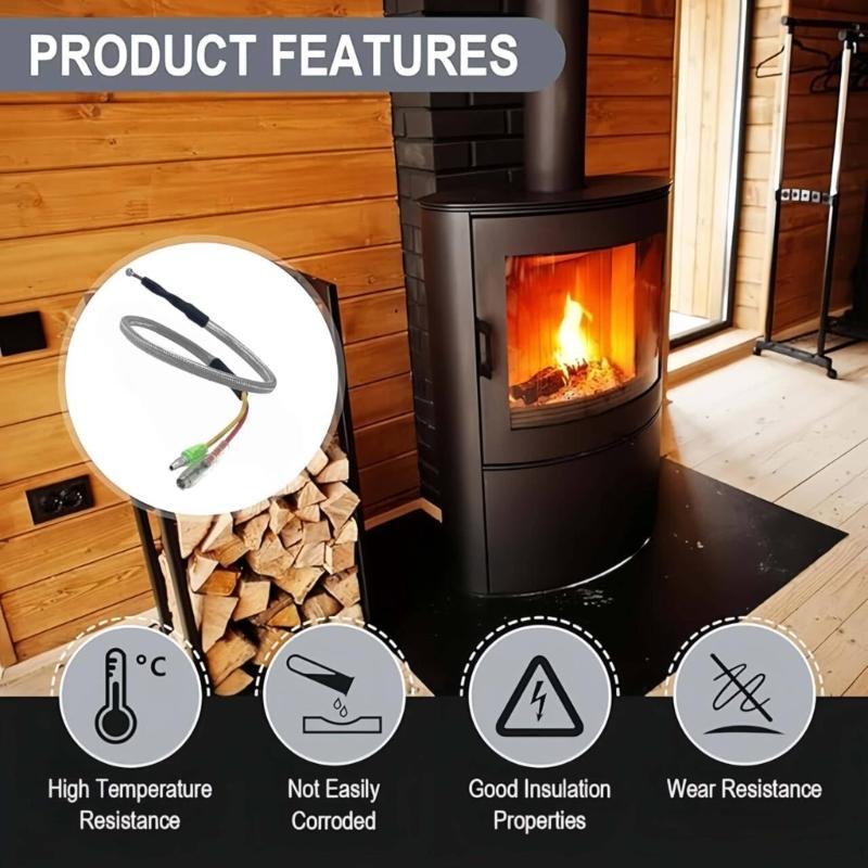 Запасная термопара 812 4470 Портативный аксессуар с Quadrafire Castile Vernons Heatilators Модели Ежедневное использование