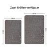 Tapis de Bain en Mousse à mémoire de Forme - Tapis de Douche Absorbant - Tapis de Bain - Antidérapant - 40 x 60 cm - Gris foncé