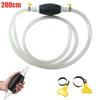 1/2 Car Emergency Fuel Extractor Universal Siphon Hose Fuel Self-priming Accessories Fuel Pump Manual Engine Pressurized Ca Y6v9