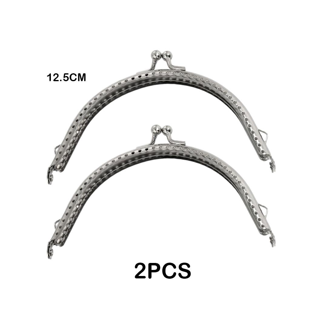 Изысканные узоры из 2 предметов, металлическая рамка для кошелька, застежка-поцелуй, замок, легко крепкий и долговечный, широко используемый