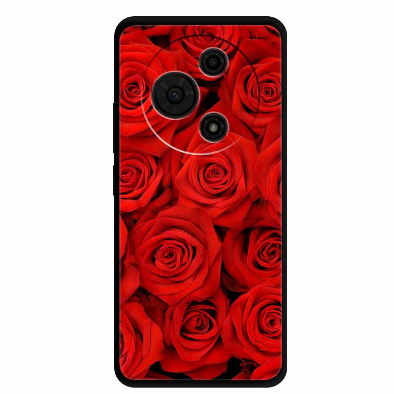For TCL 60 SE Case T517H Cute Cartoon Colorful Soft TPU Silicone Back Cover for TCL 60 SE Cover Black Phone Case Funda TCL60 SE