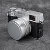 Для Fujifilm X100V X100VI Квадратная Бленда для Объектива Камеры Металлическая Ввинчивающаяся Бленда Крышка Объектива Заменяет Фотоаксессуары