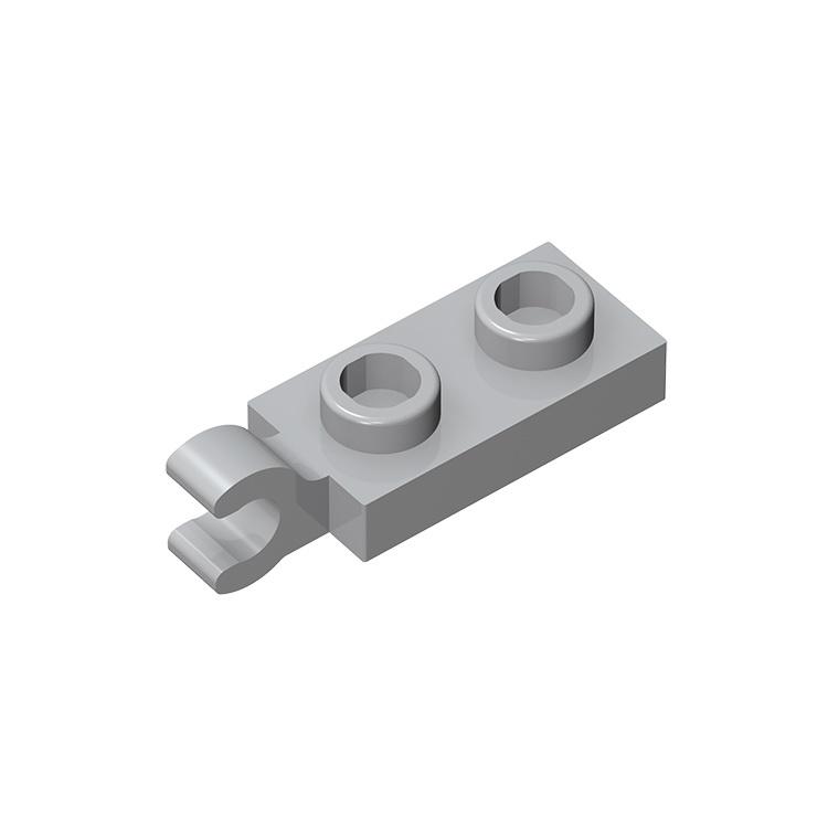 Свинья Радуга Детали MOC 63868 42923 Пластина Специальная 1 x 2 с Зажимом Горизонтально на Конце Строительные Блоки DIY Совместимый Техно Игрушка