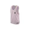 Мужская баскетбольная майка без рукавов с принтом логотипа Dri-Fit, цветные блоки, быстросохнущая сетка с круглым вырезом, жемчужно-розового цвета DX0334-664