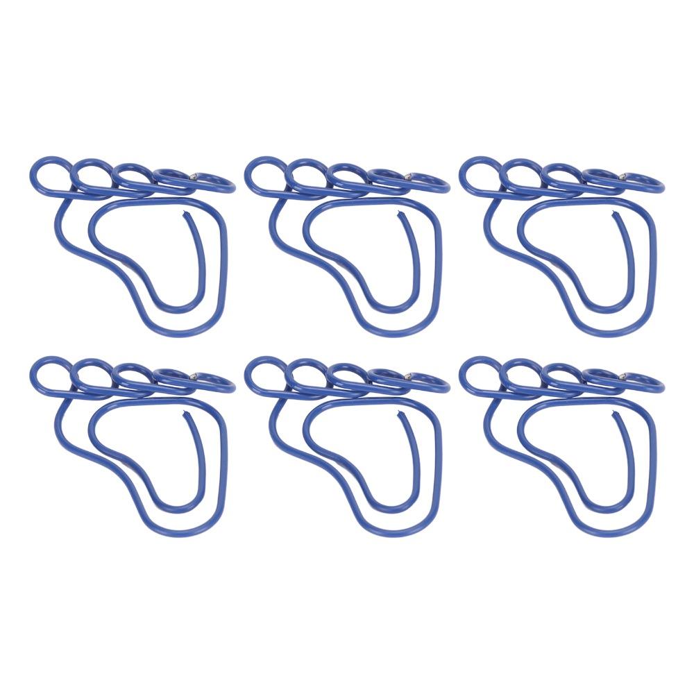 100PCS Foot Shape Foot Shape Paper Clips Blue/Green Cute Paper Clips Paper Clips Book Marking