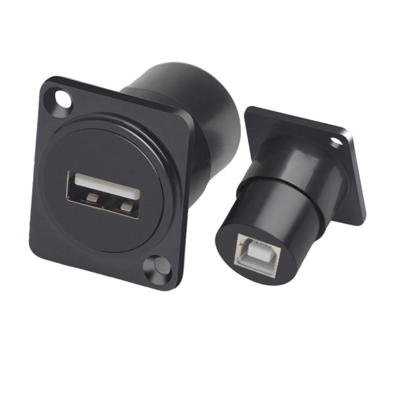 Высокоскоростные USB 2.0 разъемы Female A на Female B Прямое подключение Без пайки для принтеров сканеров Скорость передачи данных 480 Мбит/с