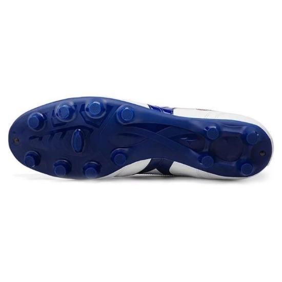 Mizuno Morelia Ii Club Artificial Turf Shock Absorption Anti-Slip Durable Soccer Shoes Men Sneaker White Blue P1GA211625