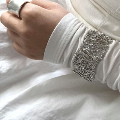 Дизайн меньшинства Широкий эластичный браслет Европа Американский стиль Преувеличенное украшение