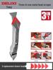 Delixi Multifunctional Caulking Tool: Glue Scraper, Smoothing Blade, Beauty Seam Tool.
