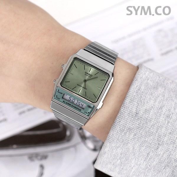 Casio Universal Retro Anadigi Metal Wristwatch