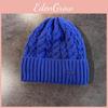 Knit Hat For Men With Letters Warm Solid Color For Casual Wear