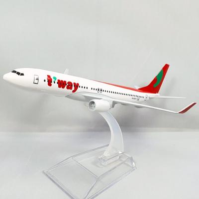 Металлическая модель самолета T'way Air 16 см (1:Масштаб 400)