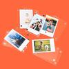 Magnetic Photo Frame Acrylic Refrigerator Magnet Transparent Reversible Photo Holder for Fujifilm Display 3-Inch Photos