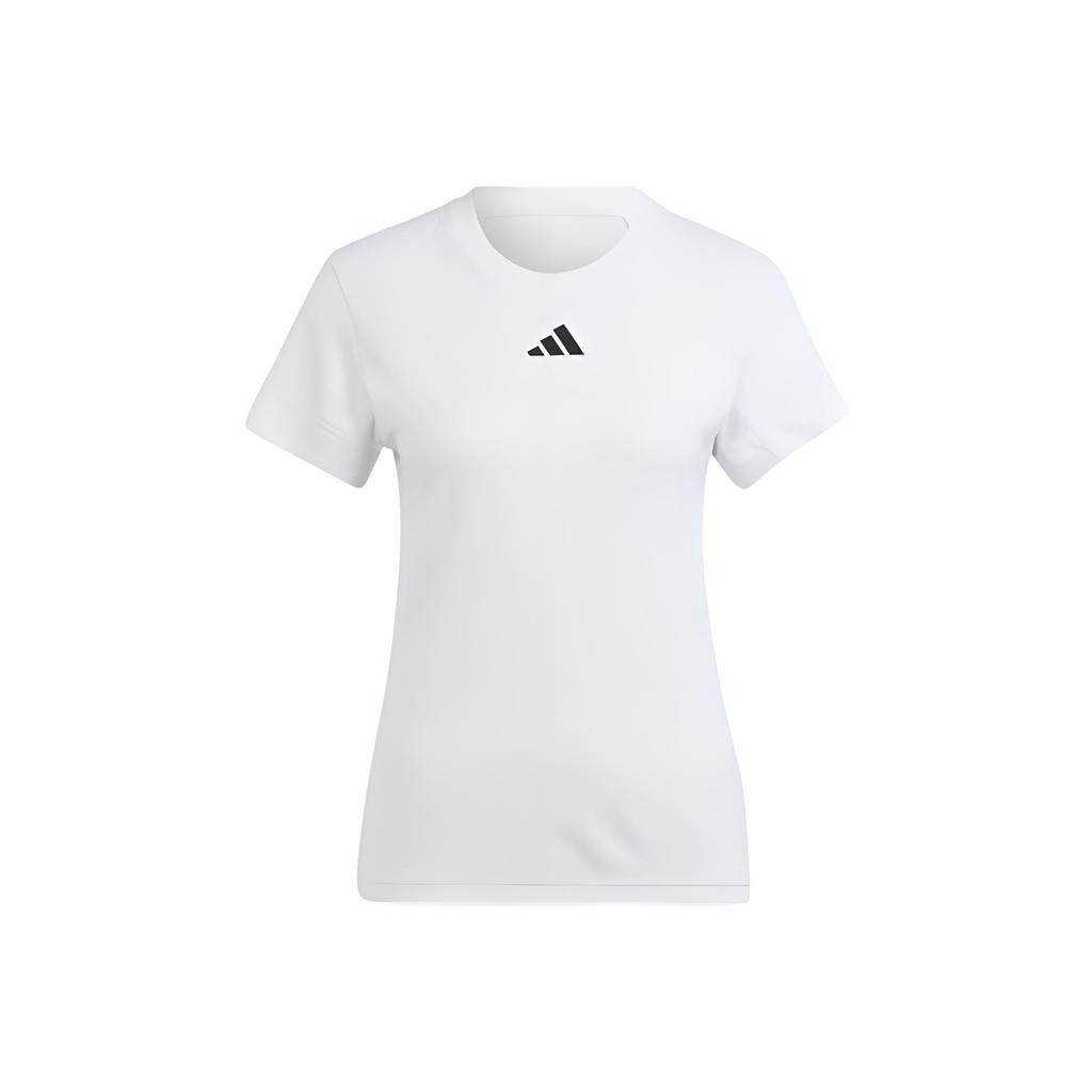 adidas Теннисная футболка Freelift с логотипом для женщин, топы, белая IK2261
