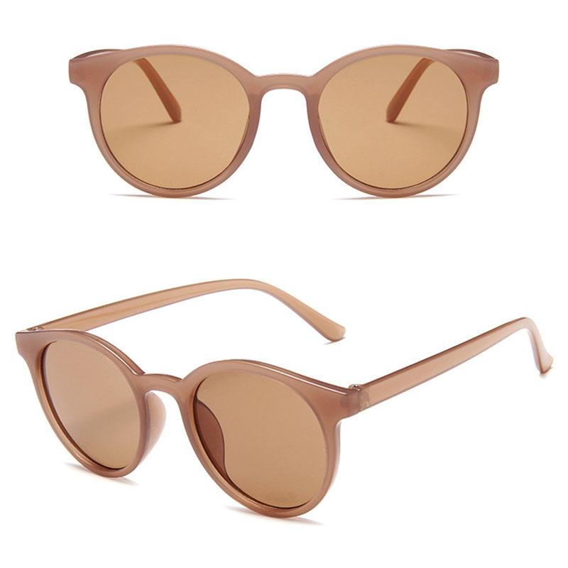 Тени Ins Маленькие мужские солнцезащитные очки Горячие модные круглые женские очки Высокое качество UV400 Унисекс Корейские Популярные готовые солнцезащитные очки Очки ручной работы