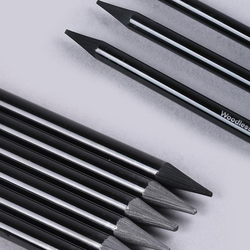 Pro Charcoal Pencils Set Non-wood Kid Adult Drawing Art Craft 3/6X