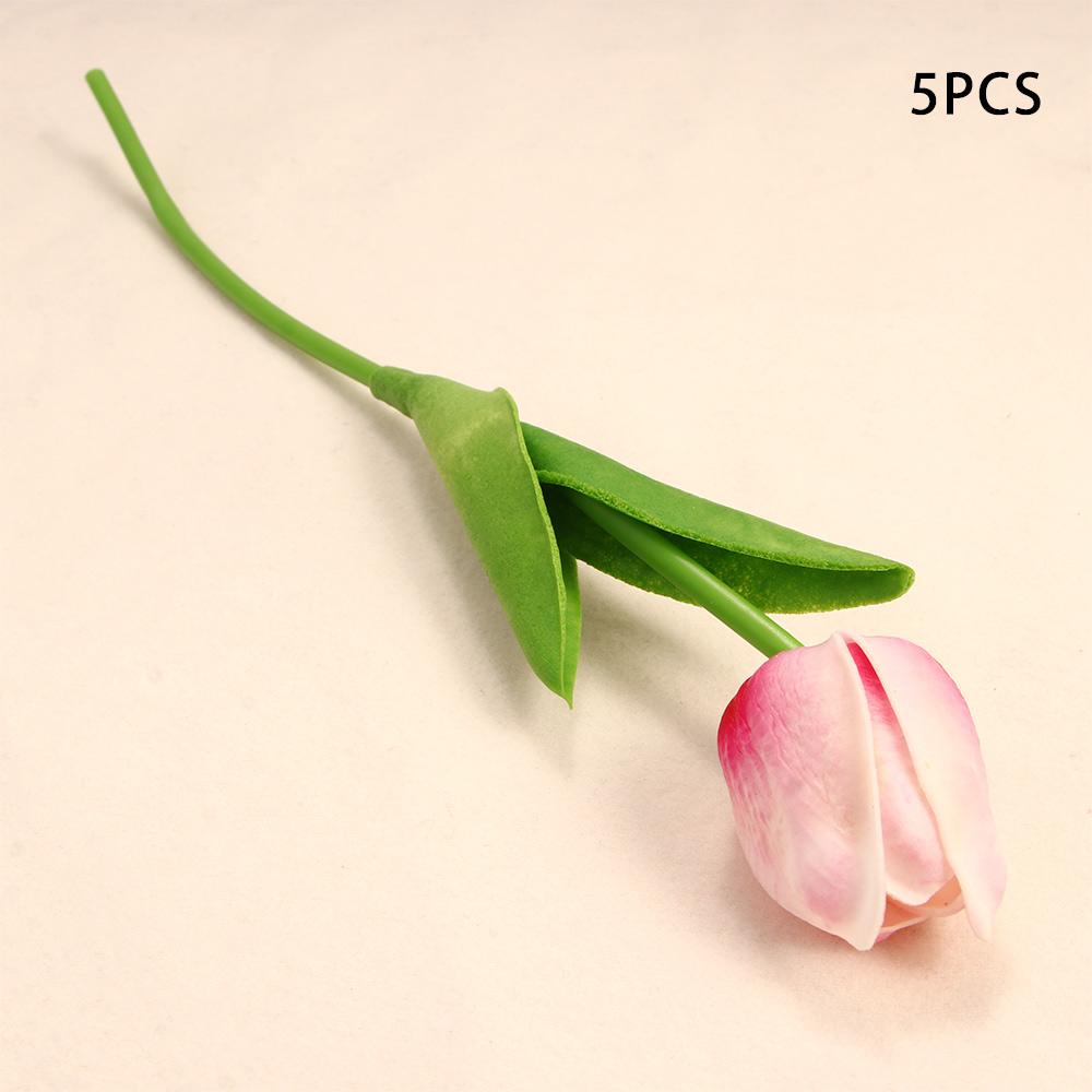 DIY Real Touch Гирлянда Свадебный букет Свадебная комната Искусственные цветы Тюльпан Искусственное растение Тюльпаны