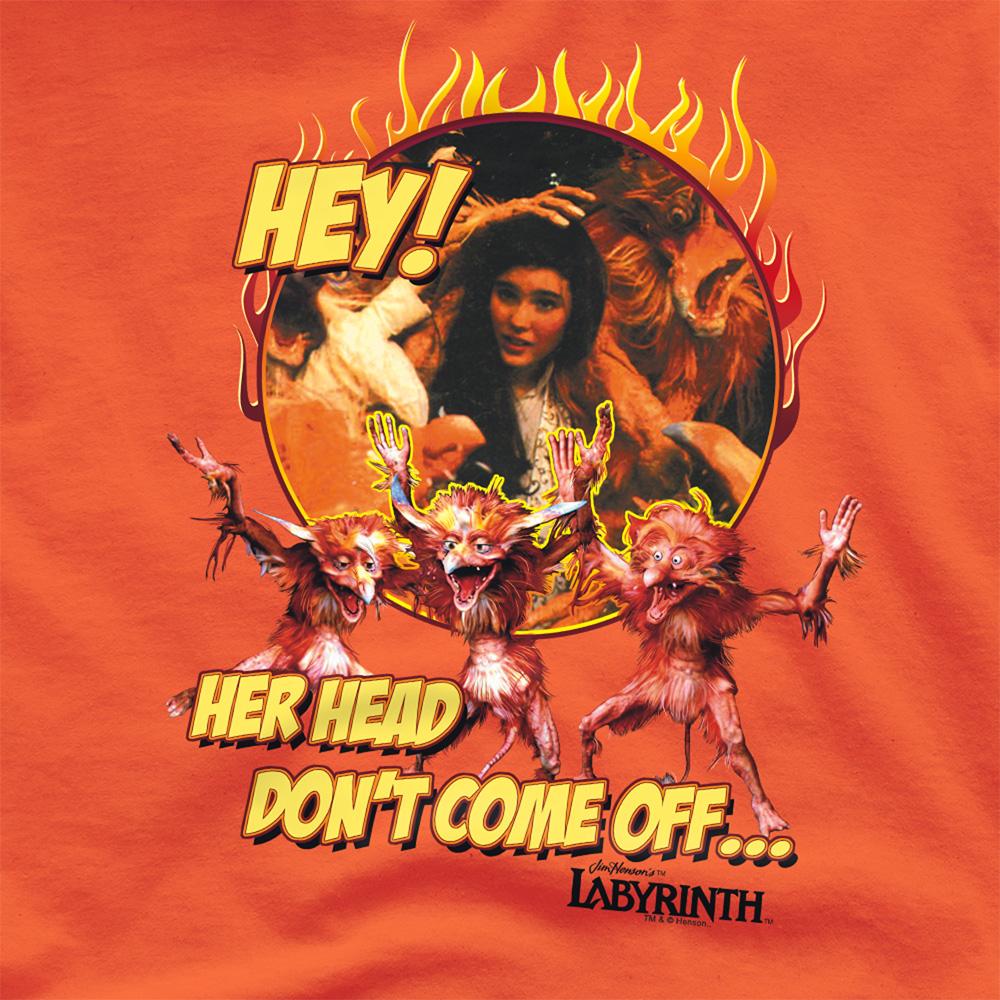 Labyrinth Unisex Adult Hey Head Don´t Come Off T-Shirt