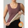 Imitation Wool and Silk Thermal Vest Underwear for Men and Women, Seamless Underwear, Bottom Vest, Autumn Coat with Double-sided German Suede