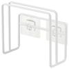 Tower Film Hook Cutting Board Holder, White, Dimensions: Approx. 12cm W X 5.7cm D X 12cm H (excluding Film Hooks), Floating Cutting Board Sto
