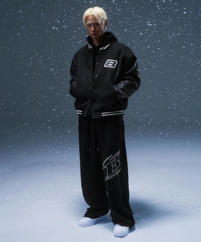 Стеганая куртка Varsity Born To Win [Черный]