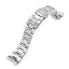 22mm Metal Watch Band Stainless Steel Oyster Bracelet Submariner Clasp for ORIENT MAKO2 and RAY2 [MiLTAT]