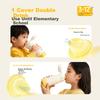 NEVS Kids Insulated Water Bottle Elementary School Direct Drinking Large Capacity Straw Cup 316 Stainless Steel Kindergarten Water Cup 500ml
