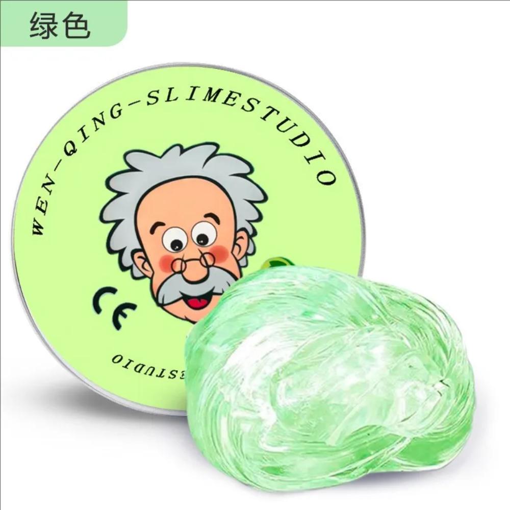 *New Stress Relief Toys Old Man Liquid Squishy Transparent Crystal Slime Fluffy Foam Putty Kids Safe Bouncy Stretchy Color Slime