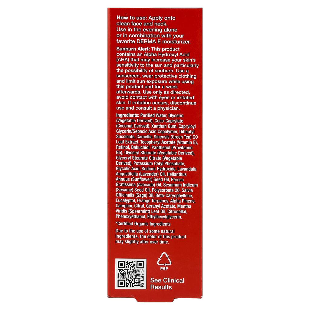 Derma E Омолаживающая регенерирующая сыворотка, 30 мл (1 жидкая унция)