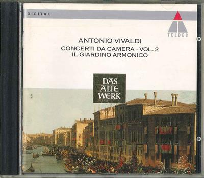 CD IL GIARDINO ARMONICO - Вивальди Камерные концерты Том 2 9031732682 TELDEC Германия Классика Б/У