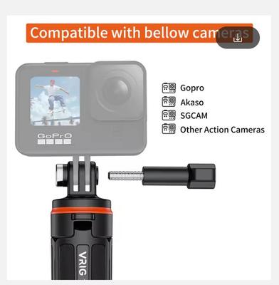 2025 Selfie Stick Tripod Раздвижная стойка-штатив Ручка для GoPro 13 12 11 10 9 8 Insta360 X4 DJI OSMO Action 5 Pro 3 4 Аксессуары