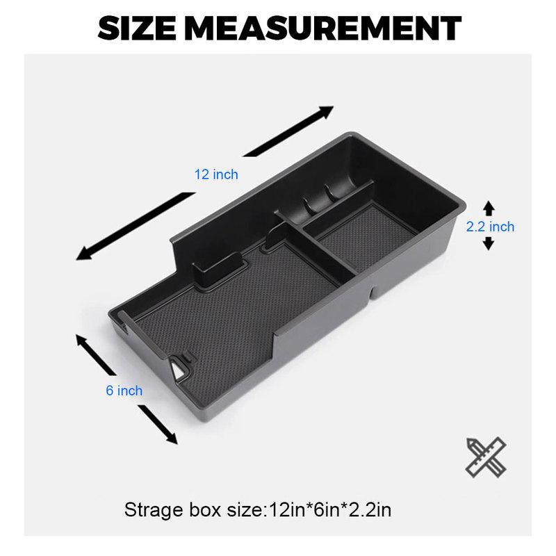 Органайзер-бокс для хранения в подлокотнике для Chevrolet Blazer EV 2024 2025 Автомобильный органайзер-лоток для центральной консоли Аксессуары для интерьера Упорядочивание Черный