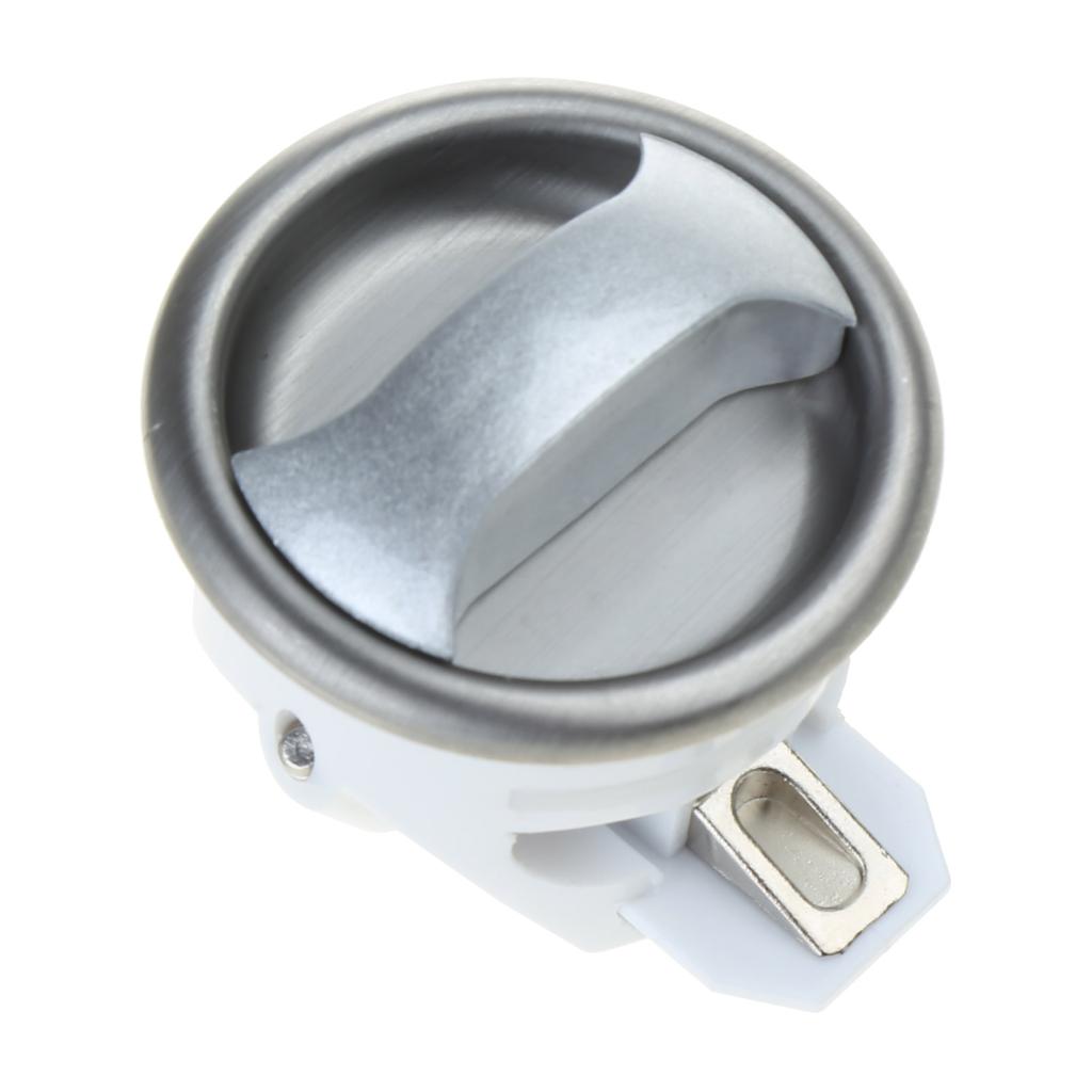 Industrial Grade Round Lock Cabinet Door Catch Keyless Cupboard Lock Easy Installation for Motorhome Camper Caravan
