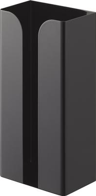 Магнитный пластиковый пакет Yamazaki Jitsugyo и держатель для кухонных бумажных полотенец, черный, приблизительно. Ш13 x Г8,3 x В26 см. Держатель для полиэтиленового пакета с тканевой коробкой Tower Tissue Case, простая установка 3774