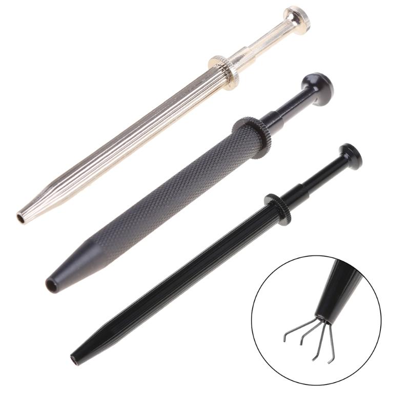 Инструмент для захвата и установки камней Catcher Jewelry Making Gem Clamping Pick Up Tool с 3/4 зубцами для мелких предметов Захватчик для бриллиантов и драгоценных камней