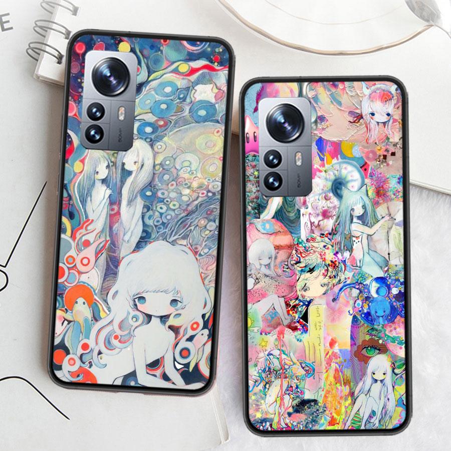 K-KikuoS Art Милый чехол для телефона для Xiaomi 14 F7 Ultra Mi 15 Poco M6 M5S F6 F5 F3 X7 X6 X5 X4 X3 11T 10T Pro 11 Lite Обложка Coque TP