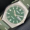 AUTOMATIC VINTAGE SEIKO JAPAN 6309A MENS GREEN COLOR DIAL WATCH A701334-5 R206a-a701334