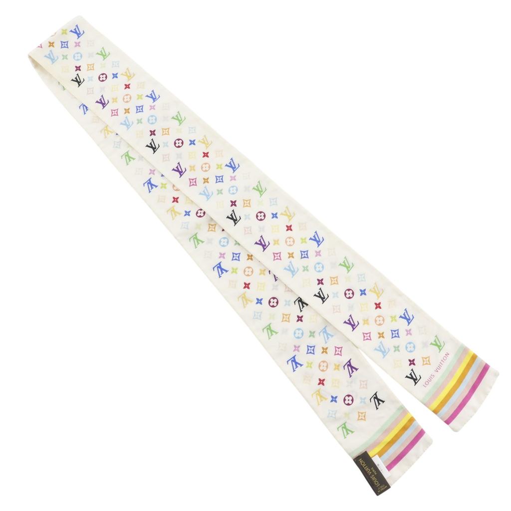 LOUIS VUITTON Bando monogram scarf M71991 multicolor silk Women Used