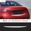 Car Styling Rear Trunk Door Tail Gate Strip Cover Trim Stainless Steel Accessories Kit For Mercedes Benz C Class W206