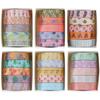 YUBX Masking Set of Cute Washi Tape Base DIY Gift and Gift Decorations Tape, 30, Patterns, Patterns, Crafts, Journals, Planners, Scrapbooks, Wrapping,