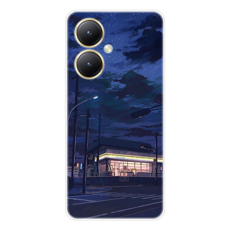 Для Vivo Y27 4G Y 27 5G чехол Мягкая силиконовая задняя крышка Чехол для телефона с рисунком из мультфильма Разнообразие