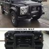 For Land Rover Defender 90 110 Front Bumper U Bar Front Bumper Cover Bull Bar Accessories Original Type Bumper HY5