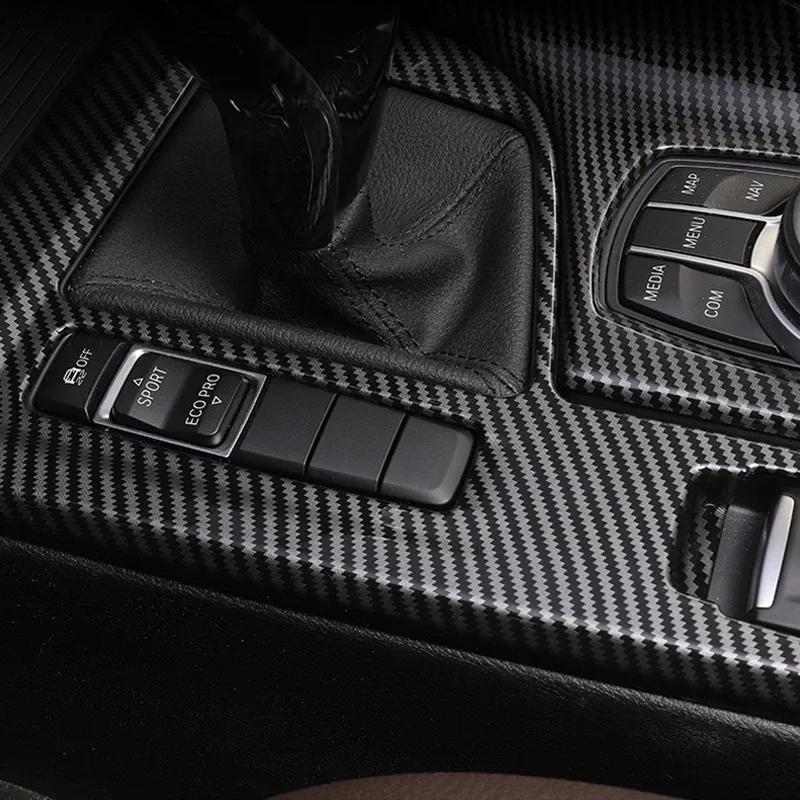 ABS Car Gear Shift Panel For BMW X1 F48 X2 F39 2016 2017 2018 Cup Frame Cover Trim Stickers Protector