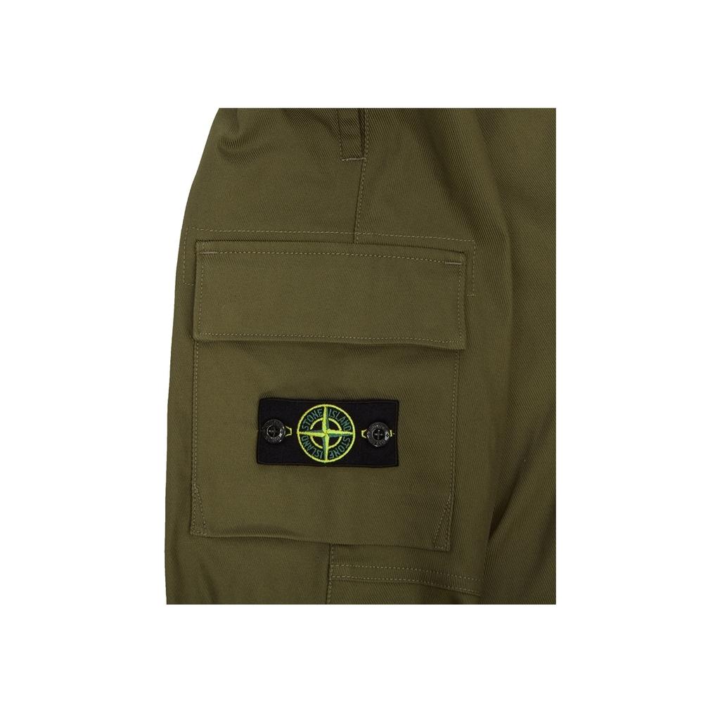 STONE ISLAND Однотонные повседневные брюки с эластичными манжетами для детей, низ, коричневый 791630712-V0054