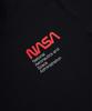 ALPHA INDUSTRIES Черная футболка Nasa с логотипом Worm Gen II